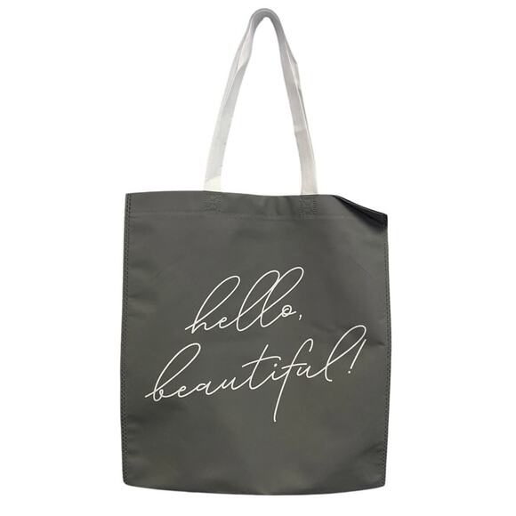 New Upcycled Hand Printed Mom Mode Every Day All Day Shopper Tote Bag - Picture 3 of 4